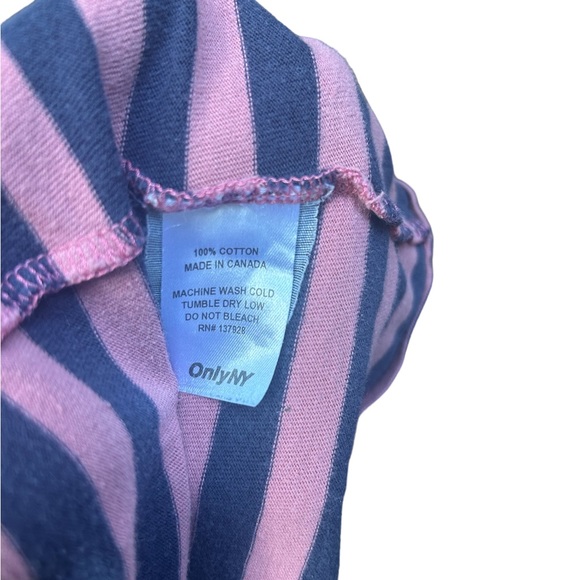 OnlyNY Striped Mens Large Crew Neck Shirt - Picture 4 of 7